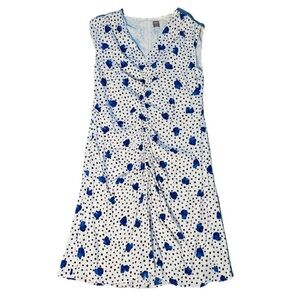 Hugo Boss front ruched sleveless dress